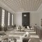 Ekena Millwork 40 12W x 23 38H x 38T Small Westmore Decorative Fretwork Wood Ceiling Panels, Walnut CELW41X23X0375WSTWA - alternate 6